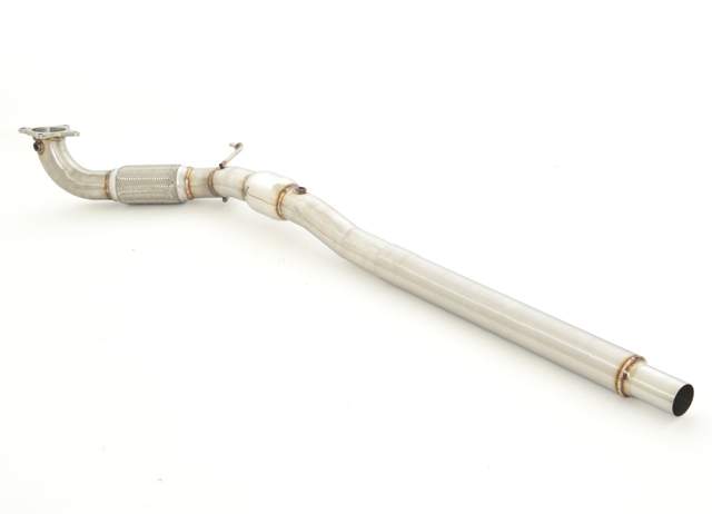 3 Zoll (76mm) Downpipe mit 200 Zellen Sport-Kat. Edelstahl