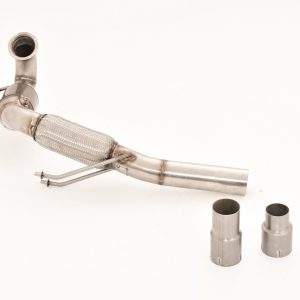 76mm Downpipe mit Sport-Kat. Edelstahl