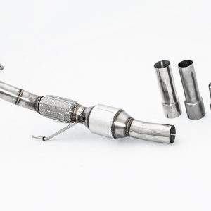 76mm Downpipe mit 200 Zellen Sport-Kat. VW Polo 6R WRC