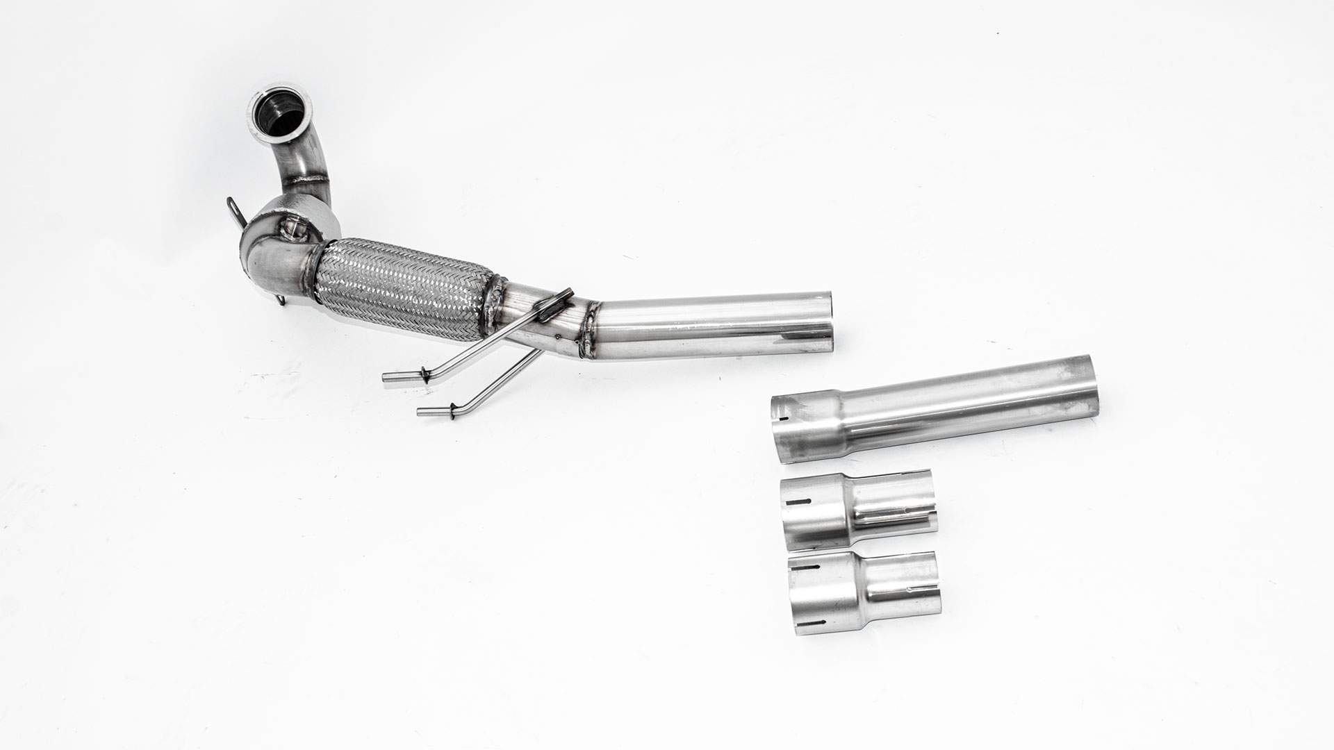 76mm Downpipe mit Sport-Kat. Edelstahl