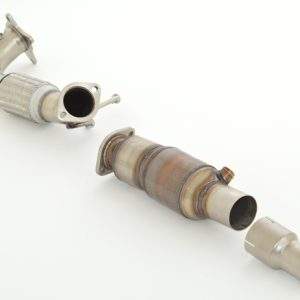 76mm Downpipe mit 200 Zellen HJS Sport-Kat. VW Golf VI R Allrad