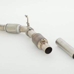 76mm Downpipe mit 200 Zellen Sport-Kat. VW Golf VI R Allrad