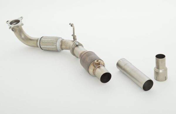76mm Downpipe mit 200 Zellen Sport-Kat. VW Golf VI R Allrad