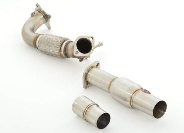 76mm Downpipe mit 200 Zellen Sport-Kat. VW Golf VI R Allrad