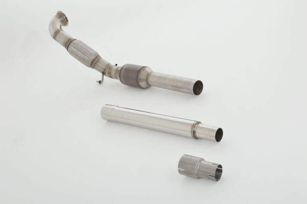 76mm Downpipe mit 200 Zellen Sport-Kat. Edelstahl