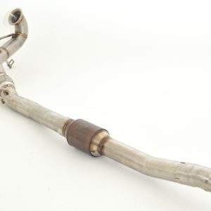 76mm Downpipe mit Sport-Kat. Edelstahl