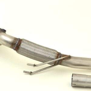 76mm Downpipe mit Sport-Kat. Edelstahl