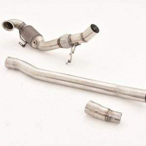 76mm Downpipe mit 200 Zellen Sport-Kat. Edelstahl