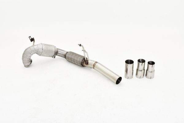 76mm Downpipe mit 200 Zellen Sport-Kat. VW Golf VII GTI Performance und TCR – Bild 2