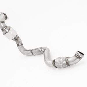 76mm Downpipe mit 200 Zellen Sport-Kat. Edelstahl