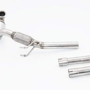 63.5mm Downpipe mit Sport-Kat. Edelstahl