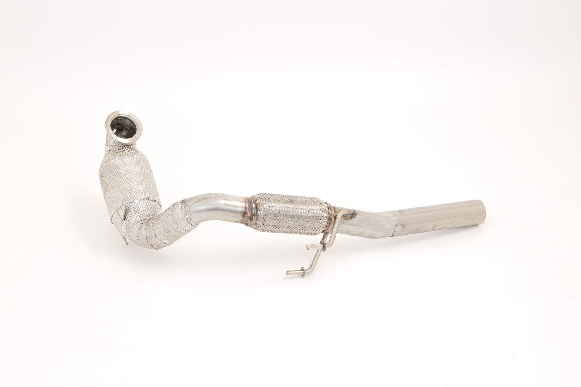63.5mm Downpipe mit Sport-Kat. Edelstahl – Bild 2