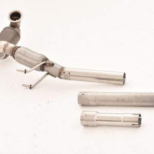 63.5mm Downpipe mit Sport-Kat. Edelstahl