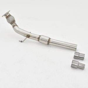 76mm Downpipe mit 200 Zellen Sport-Kat. Edelstahl