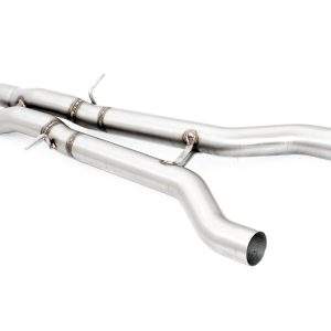 2x76mm Mittelschalldämpferersatzrohr Audi S6 4F Quattro