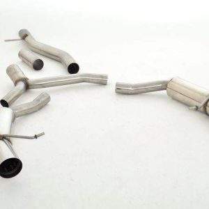 76mm Duplex-Anlage Audi A5 B8 Sportback Frontantrieb und Quattro