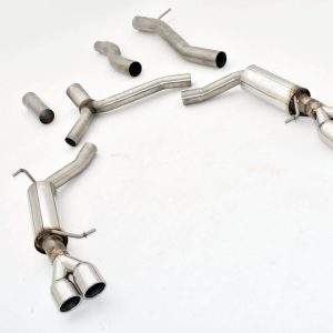 76mm Duplex-Anlage Audi A5 B8 Sportback Frontantrieb und Quattro