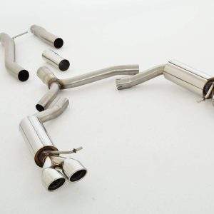 76mm Duplex-Anlage Audi A5 B8 Sportback Frontantrieb und Quattro