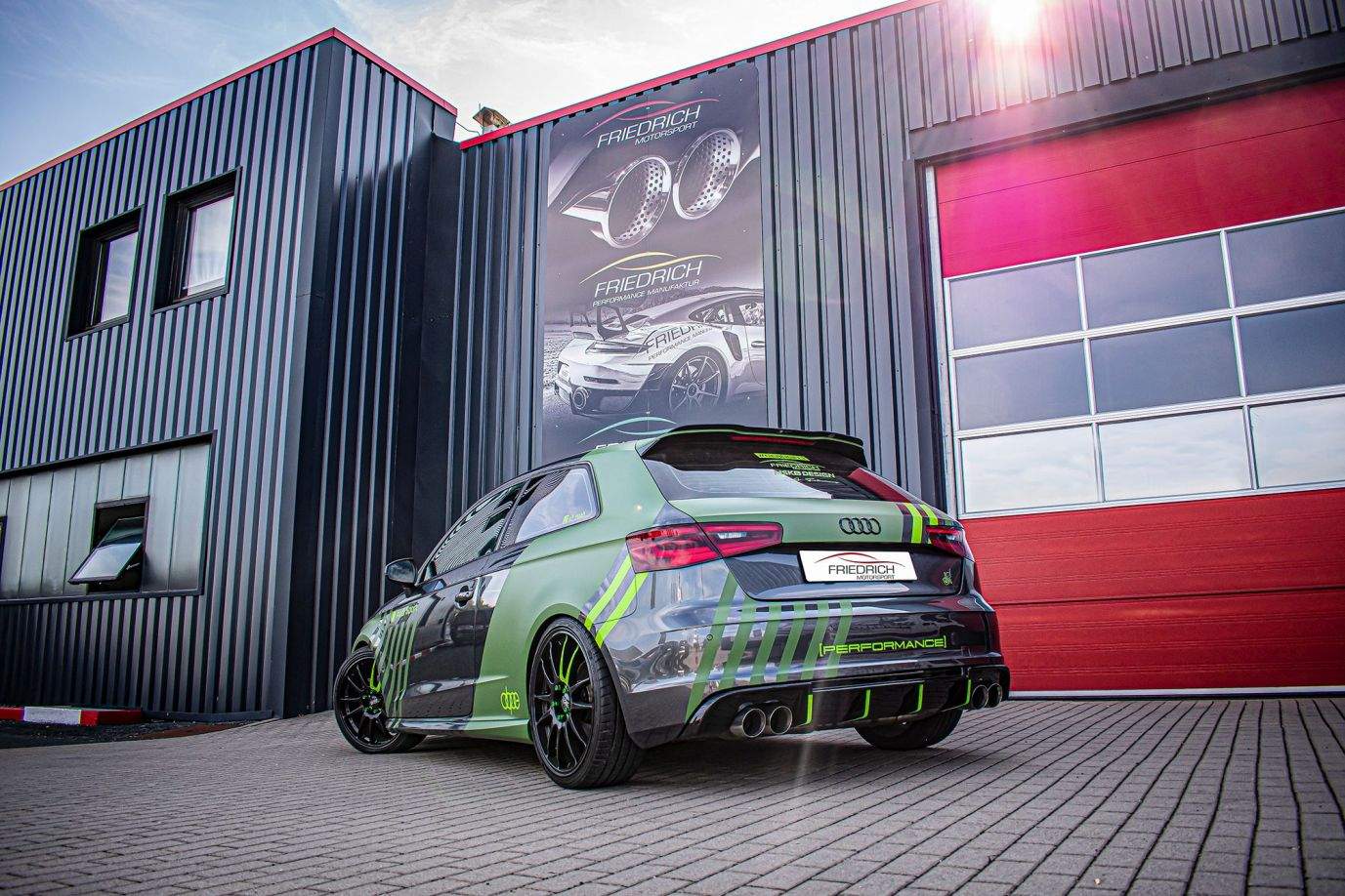 76mm Duplex-Anlage Audi A3 8V 3-Türer Frontantrieb – Bild 2