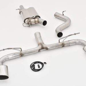 76mm Duplex-Anlage mit originaler Klappensteuerung Audi S3 8V Sportback Quattro