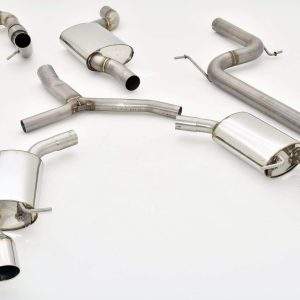 76mm Duplex-Anlage Audi A5 B9 (F5/B8) Coupe und Cabrio