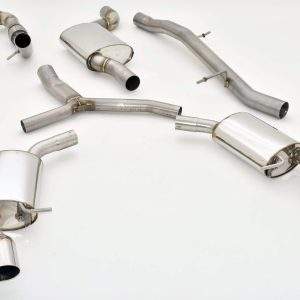 76mm Duplex-Anlage Audi A5 B9 (F5/B8) Coupe und Cabrio Quattro