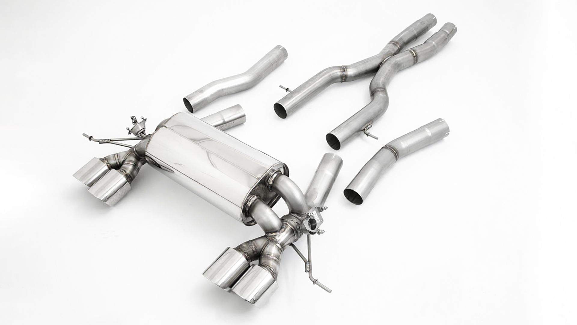 2x76mm Duplex-Anlage Edelstahl