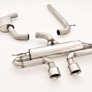 3 Zoll (76mm) Duplexanlage Edelstahl