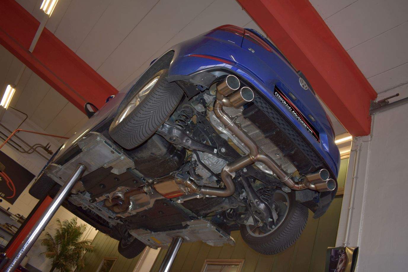 76mm Duplex-Anlage mit originaler Klappensteuerung VW Golf VII R – Bild 3