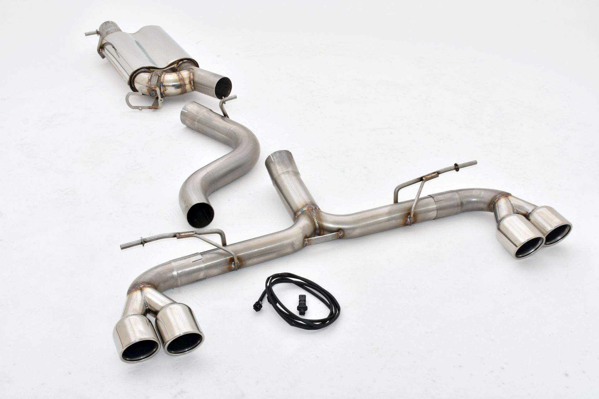 76mm Duplex-Anlage mit originaler Klappensteuerung VW Golf VII R