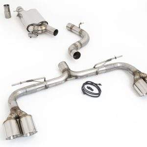 76mm Duplex-Anlage mit originaler Klappensteuerung VW Golf VIII R