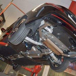 76mm Duplex-Anlage mit Klappensteuerung Mercedes C/X117 CLA-Klasse