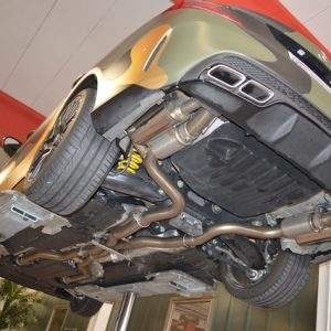 2x76mm Duplex-Anlage Mercedes S/W205 C63 / C63 S AMG