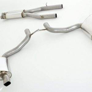 2x76mm Duplex-Anlage Edelstahl