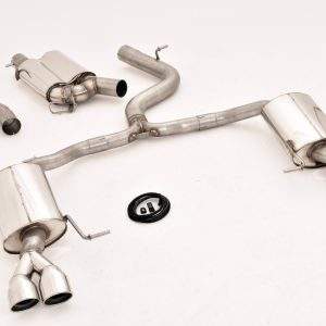 76mm Duplex-Anlage mit originaler Klappensteuerung Skoda Superb 3V (3T)