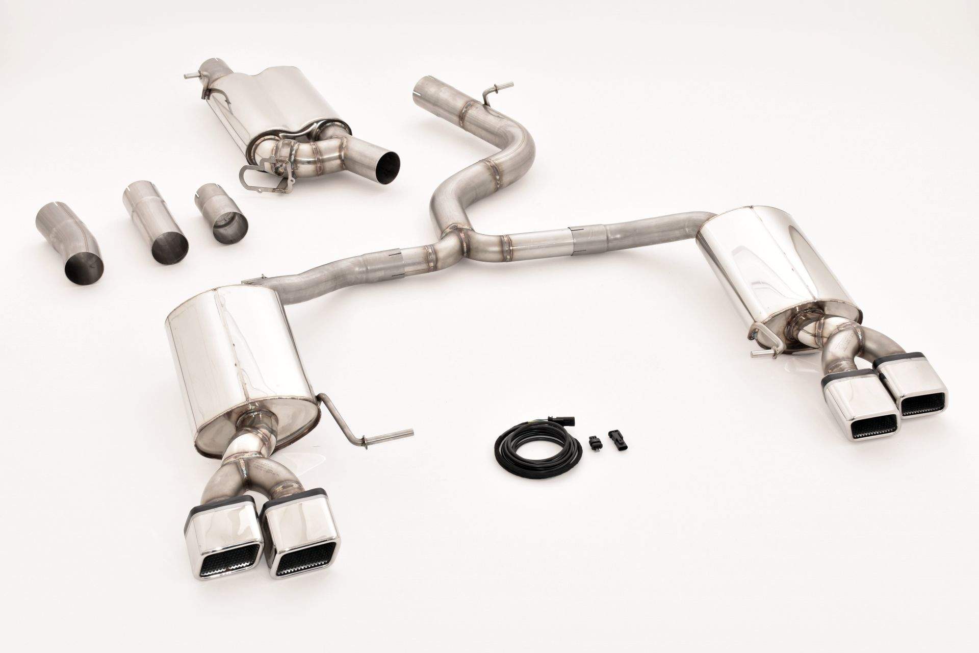 76mm Duplex-Anlage mit originaler Klappensteuerung Skoda Superb 3V (3T)