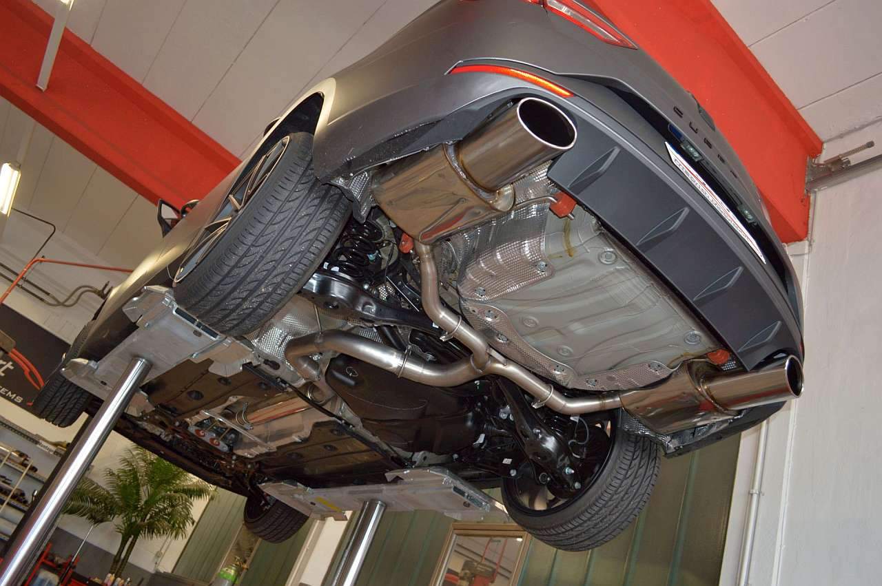 76mm Duplex-Anlage Seat Leon 5F ST Cupra – Bild 3