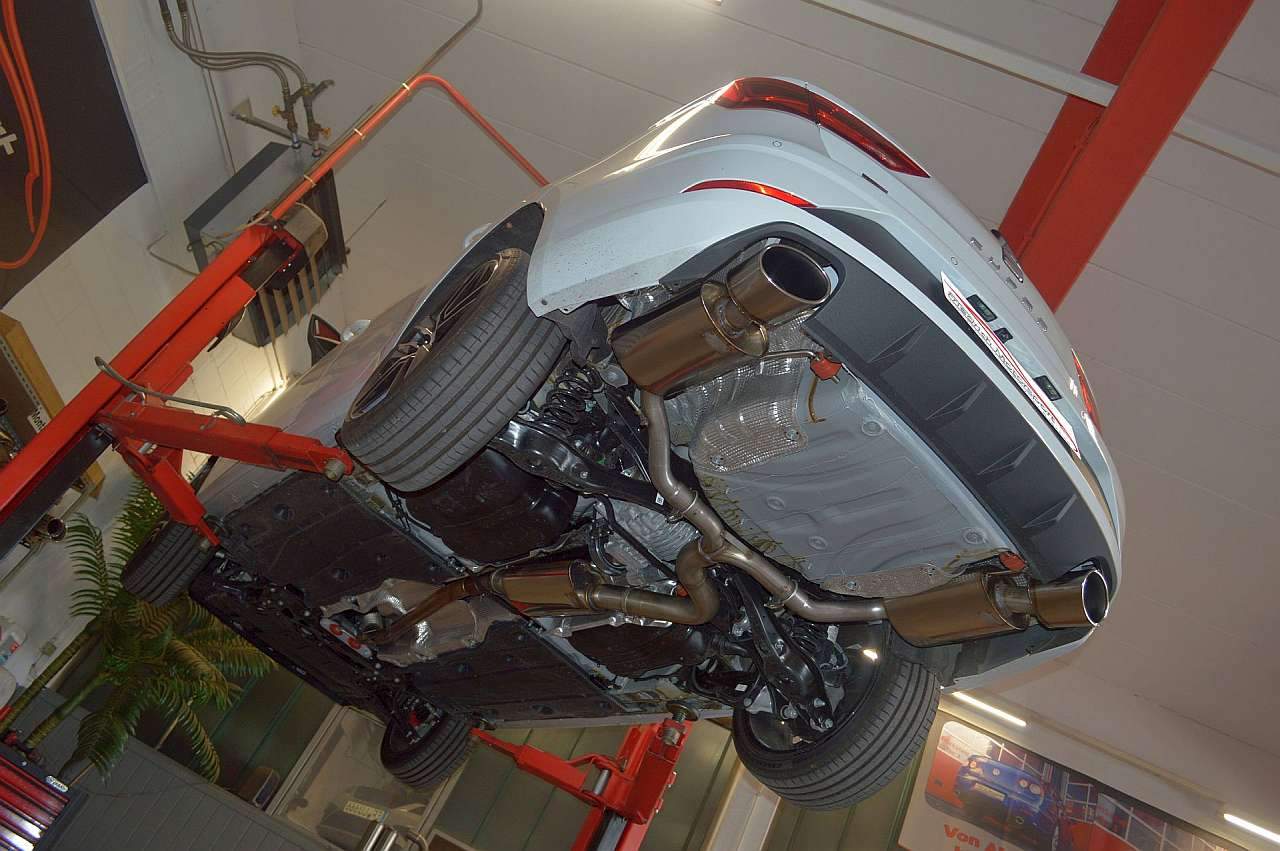 76mm Duplexanlage Seat Leon 5F ST Cupra 4Drive – Bild 3