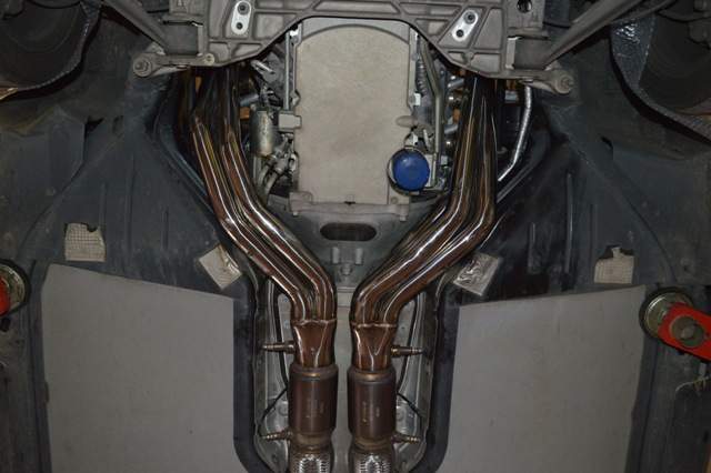 Fächerkrümmer mit 200 Zellen HJS Sport-Kat. Chevrolet Corvette C6 – Bild 4