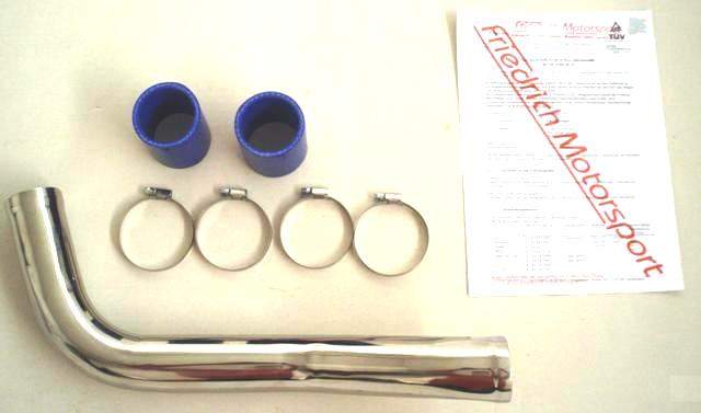 Ladedruckrohr Edelstahl poliert