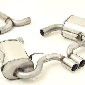 Sportendschalldämpfer mittig Mini R53 Cooper S