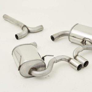 Sportendschalldämpfer mittig Mini R52 Cooper S Cabrio