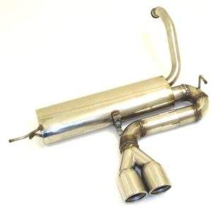 Sportendschalldämpfer mittig Peugeot 107