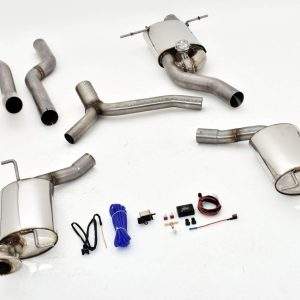 76mm Duplex-Anlage mit Klappensteuerung Edelstahl