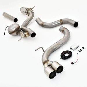 76mm Single-Anlage mit Soundgenerator Audi A3 8P Sportback