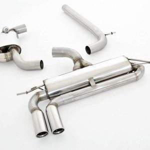 76mm Single-Anlage mit Klappensteuerung Audi A3 8V 3-Türer Frontantrieb