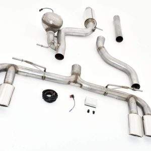 76mm Duplex-Anlage mit Soundgenerator Audi A3 8V Sportback Frontantrieb