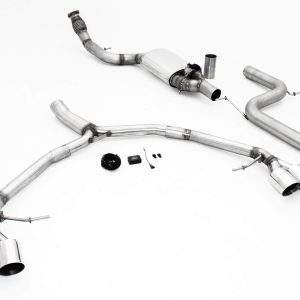 76mm Duplex-Anlage mit Klappensteuerung Audi A4 B9 (B8/8W) Limousine und Avant Frontantrieb