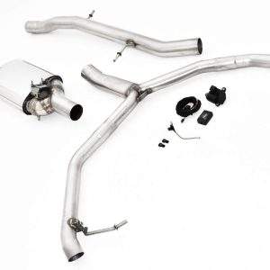 76mm Duplex-Anlage mit Klappensteuerung Audi A4 B9 (B8/8W) Limousine und Avant Quattro