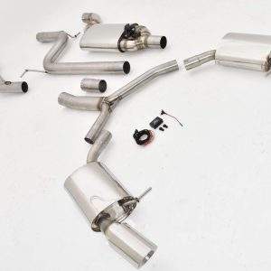 76mm Duplex-Anlage mit Klappensteuerung Audi A5 B9 (F5/B8) Coupe und Cabrio